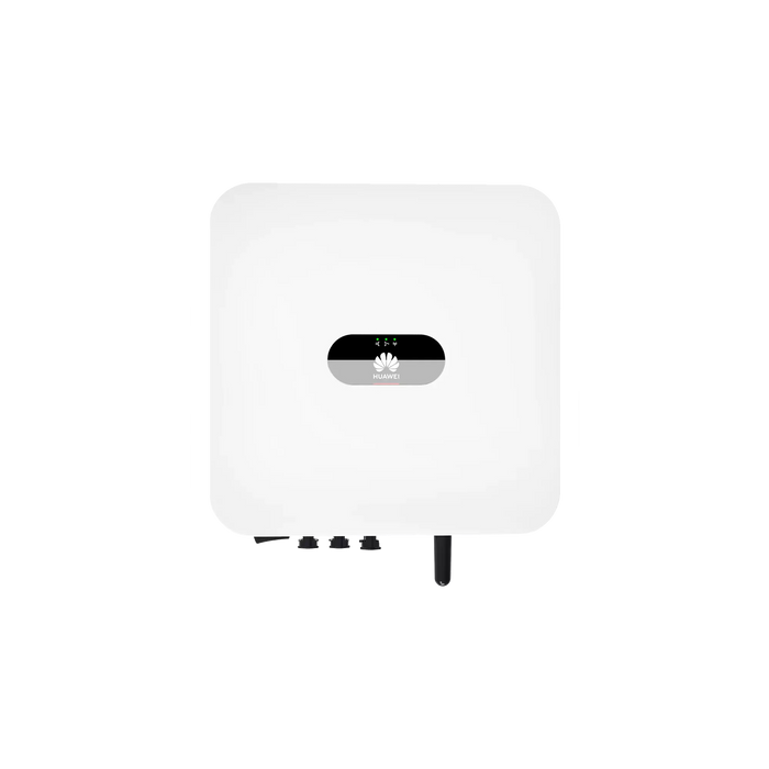 Hvid Huawei hybrid inverter til solcelleanlæg i minimalistisk design